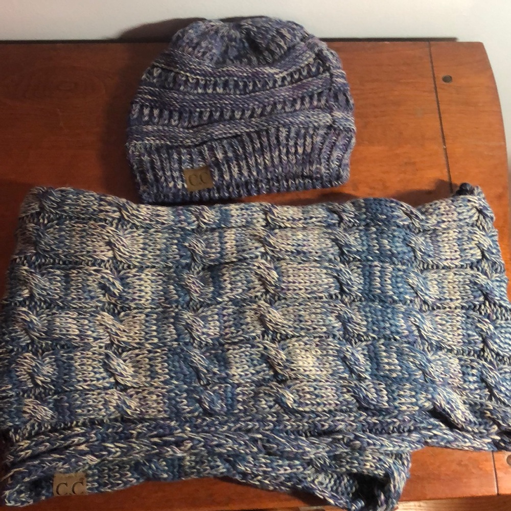 C.C scarf/hat combo